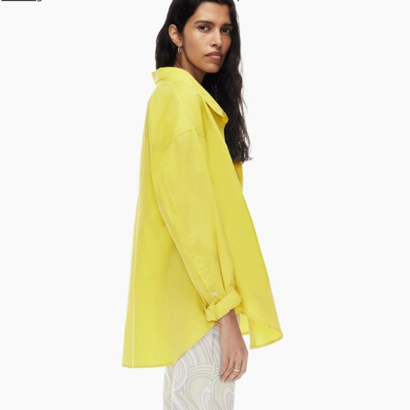 Aritzia Wilfred Free Relaxed Shirt, Size S, Lavandin - Picture 6 of 7